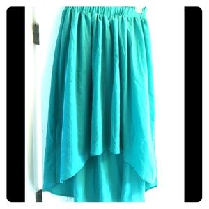 High low skirt
